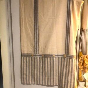 Primitive cloth shower curtain